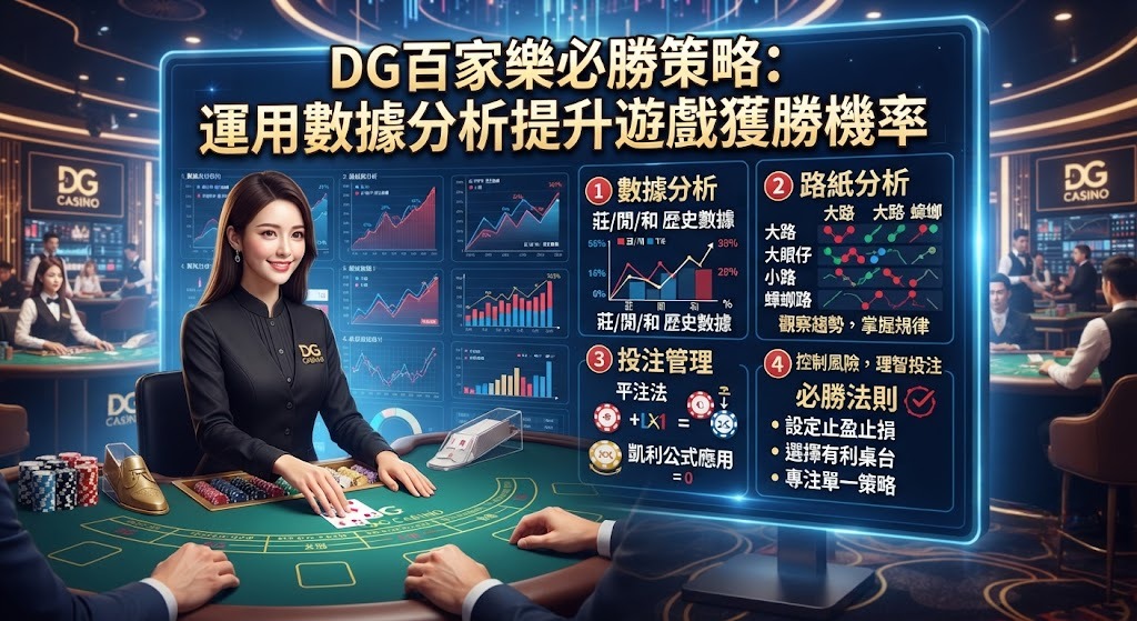 擺脫運氣盲區!點擊掌握 DG 百家樂大數據分析心法